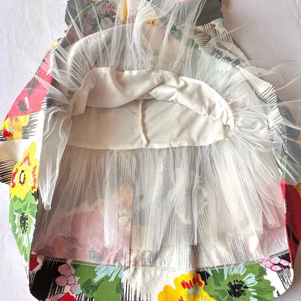 Teeze Me Juniors Dress Cocktail Multi-Color Floral Strapless Bright Fun Mini 5 - Picture 15 of 16